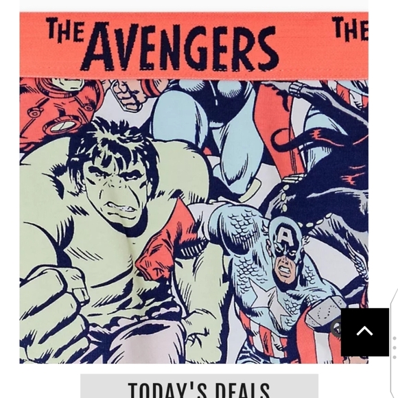 🆕2X MARVEL THE AVENGERS COTTON BOYSHORT PANTY - Picture 3 of 3